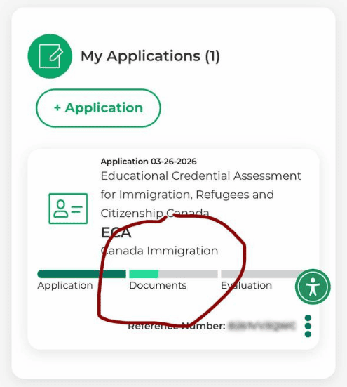 Так выглядит этап Documents после получения документов системой WES